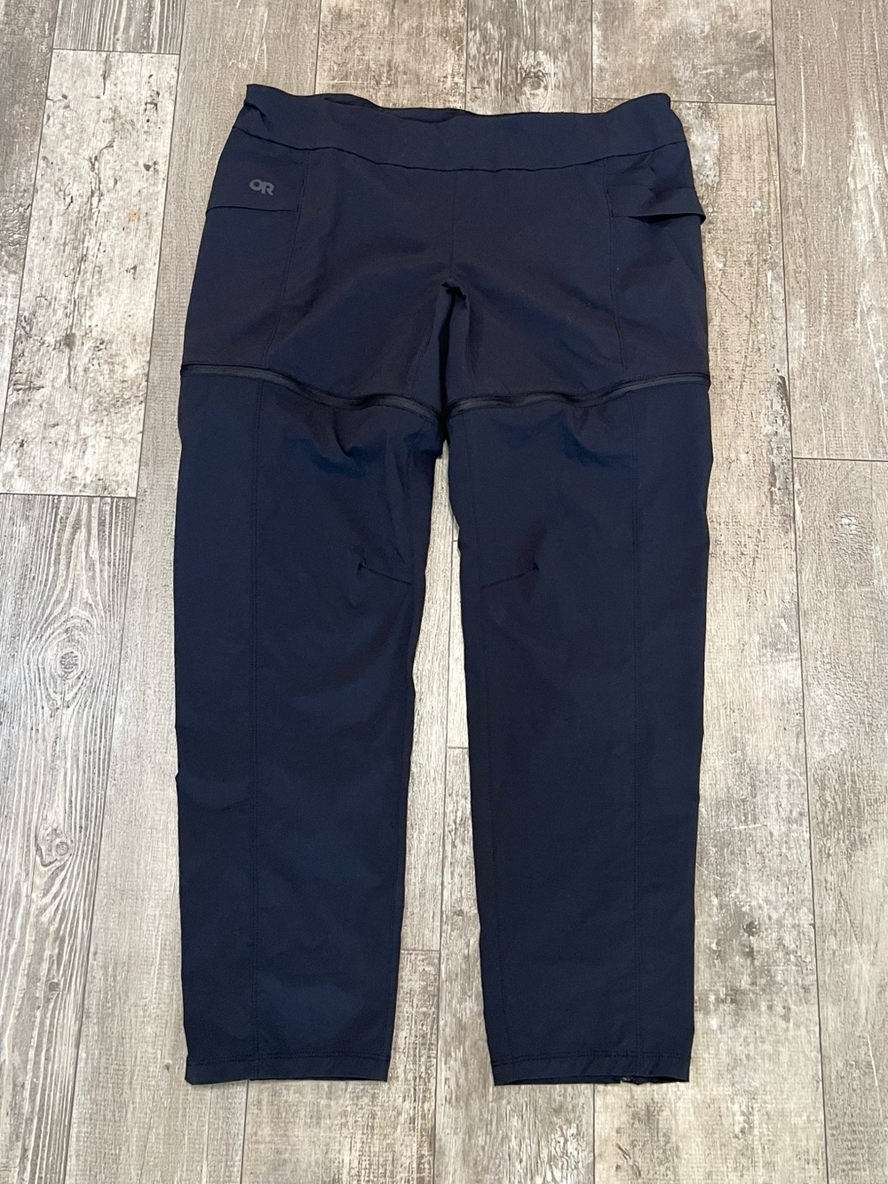 OUTDOOR RESEARCH OR Equinox Convertible Zip-Off Hiking Pants Womens 14 Black